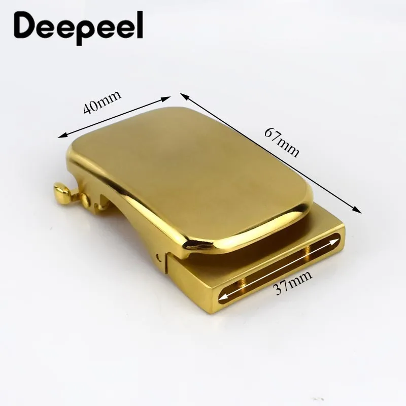 Deepeel 1 шт. твердая латунная пряжка для ремня Для мужчин цает шлифованного