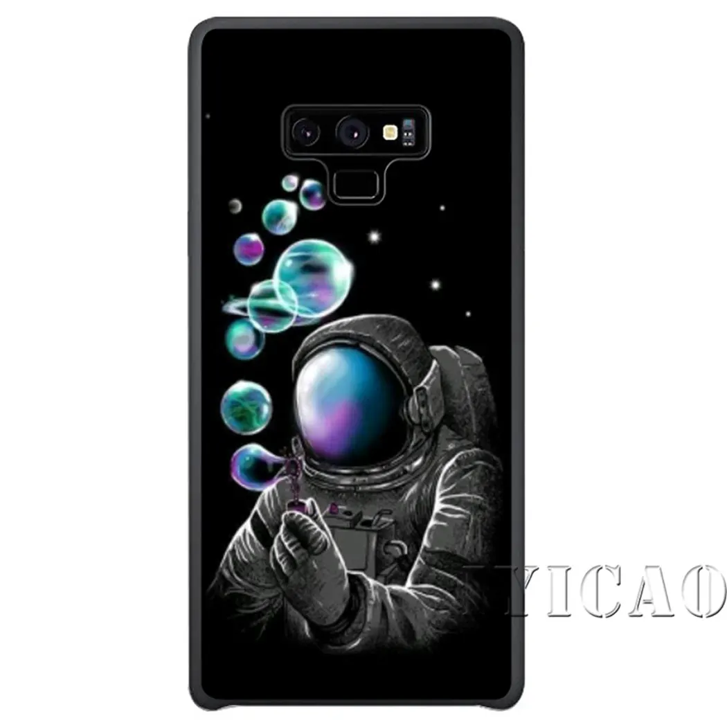 IYICAO Cosmonaut Planets Cosmos Soft Silicone Case for Samsung A7 A8 A9 A6 Plus 2018 Note 8 9 A3 A5 2017 2016 |