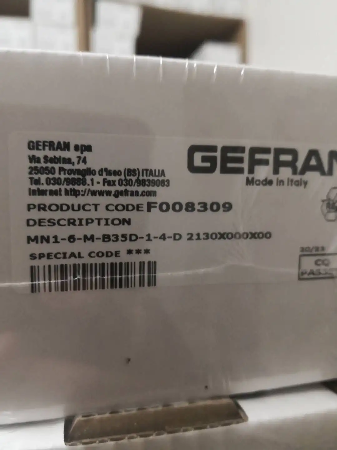 

Brand new original GEFRAN Italy GEFRAN MN1-6-M-B35D-1-4-D melt pressure sensor MN1-6-M-B35D-1-4-D