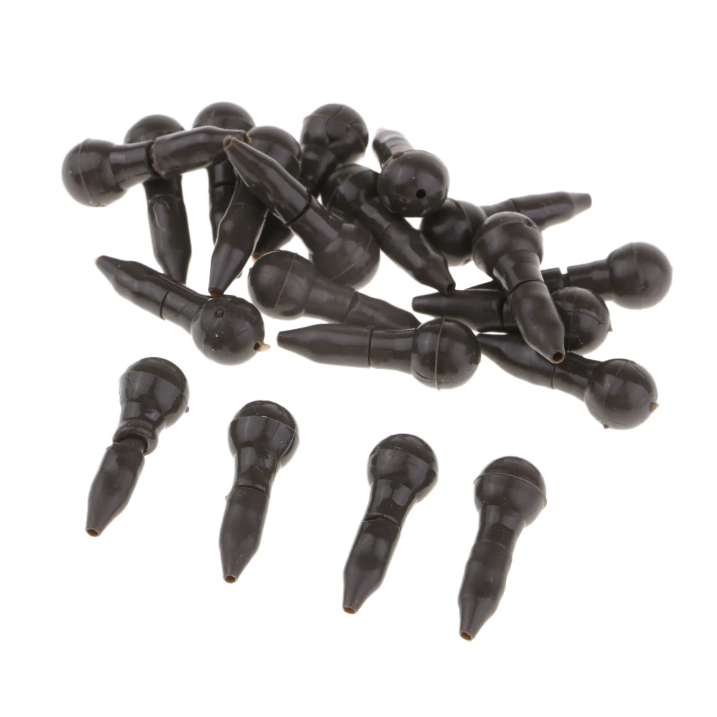 

20 Carp Fishing Accessories Quick Change Beads Hair Rigs Connector Hook Link