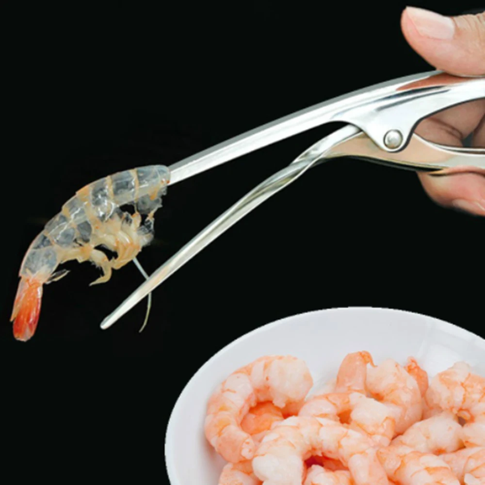 

Stainless Steel Peel Shrimp Kitchen Tools Crayfish Shell Take Meat Shrimp Separation Device Gargets