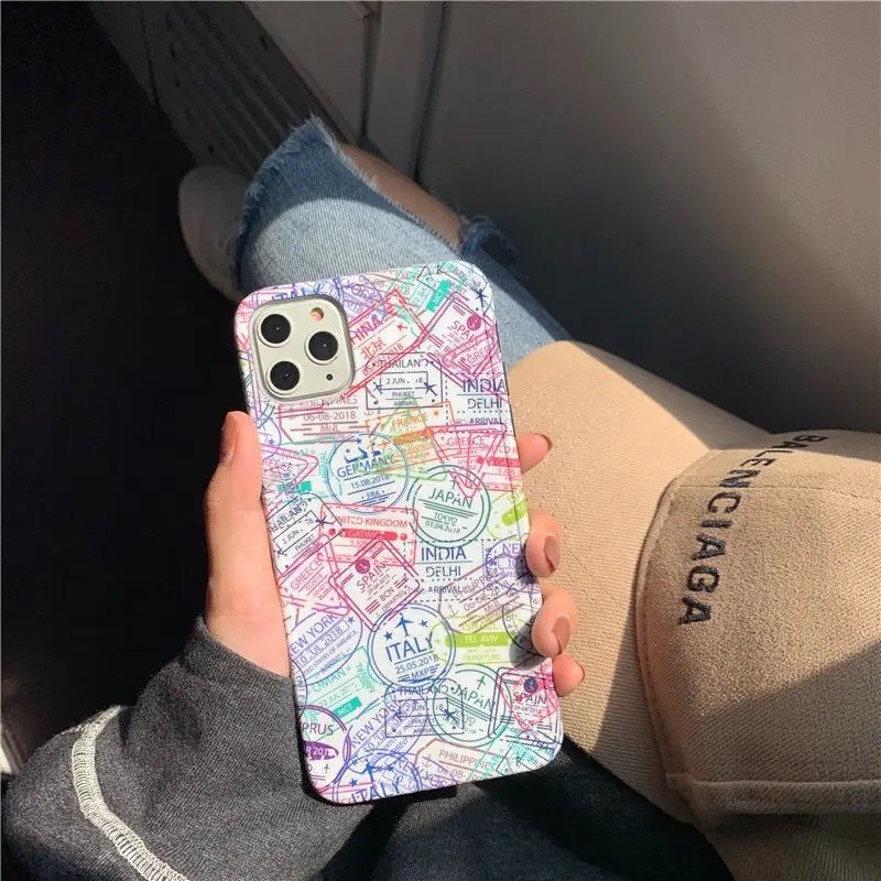 Чехол-накладка INS для iphone 11Pro Max SE2020 XR XS X 7 8 Plus силиконовый с принтом | Мобильные