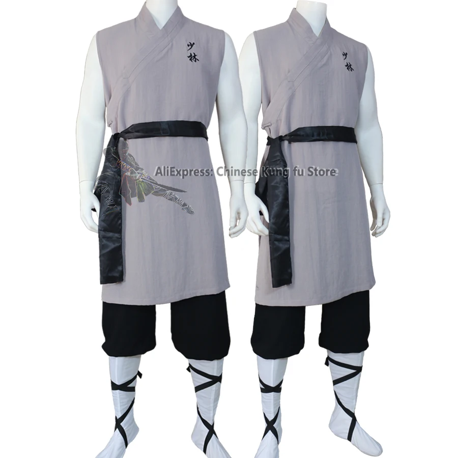 25  Shaolin Monk Robe Kung fu Uniform Tai Chi   Wing   -     