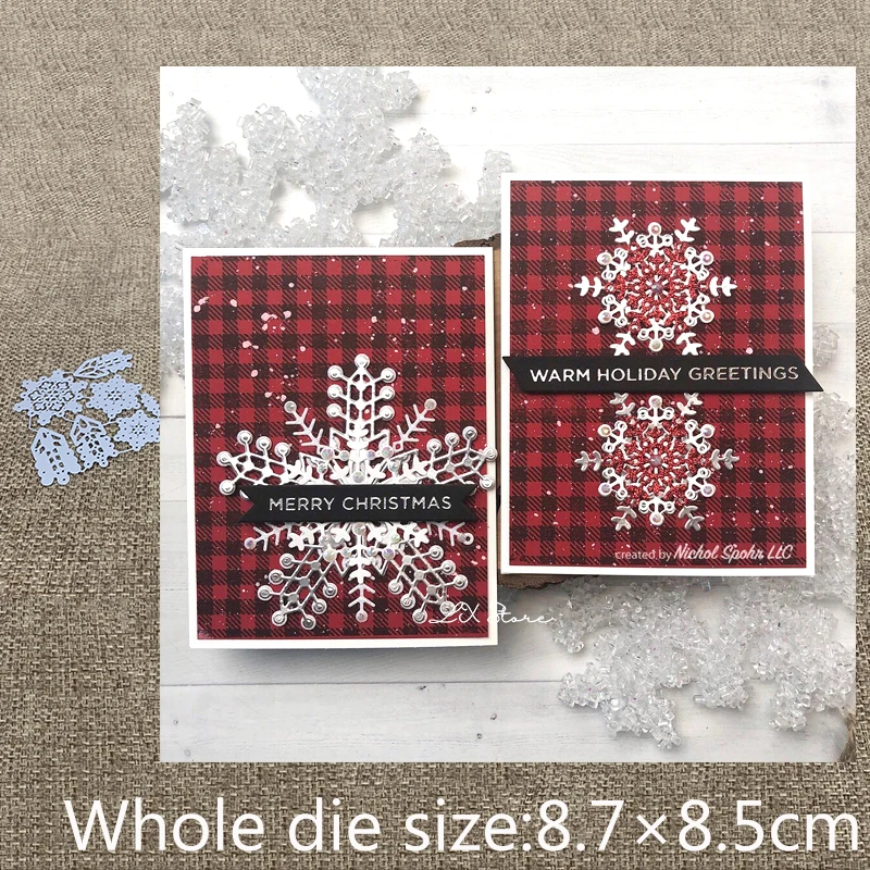 

New Design Craft Metal stencil mold Cutting Dies snowflake decoration scrapbook die cuts Album Paper Card Craft Embossing