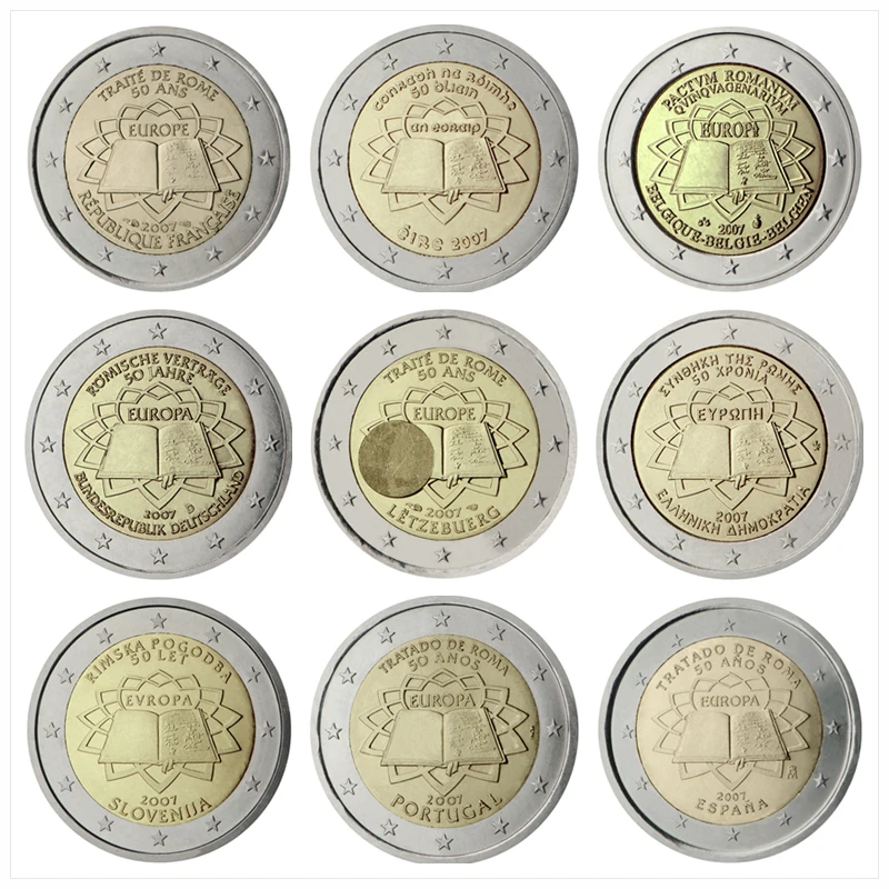 Памятные монеты евро. Юбилейные 2 евро Монетка. Монеты Евросоюза. 100 Евро монета Юбилейная. Альбом для евро монет.