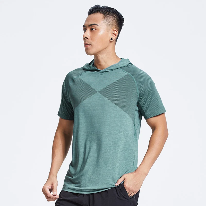 Мужская куртка с капюшоном для бега спортивная одежда фитнеса пешего туризма