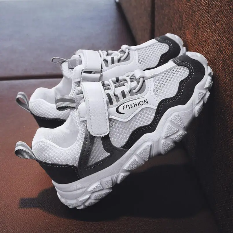 Hot Children's Shoes Kids Fashion Sneakers Light tennis Casual Spring Autumn 2020 New Running Flats for Boys Girls | Детская одежда
