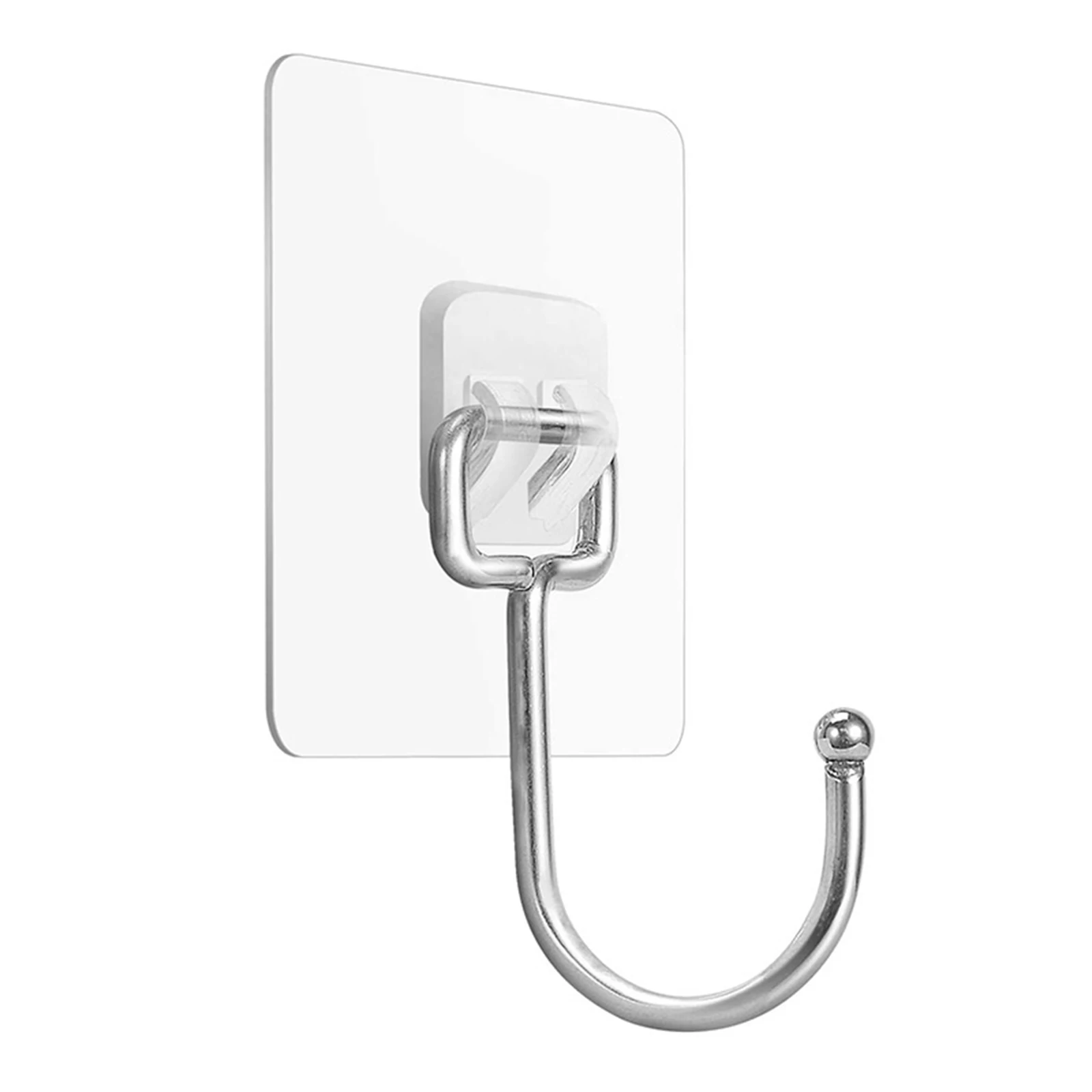 

Large Adhesive Hooks Waterproof and Rustproof Wall Hooks for Hanging Heavy Duty Metal Towel and Coats Hooks DFK889