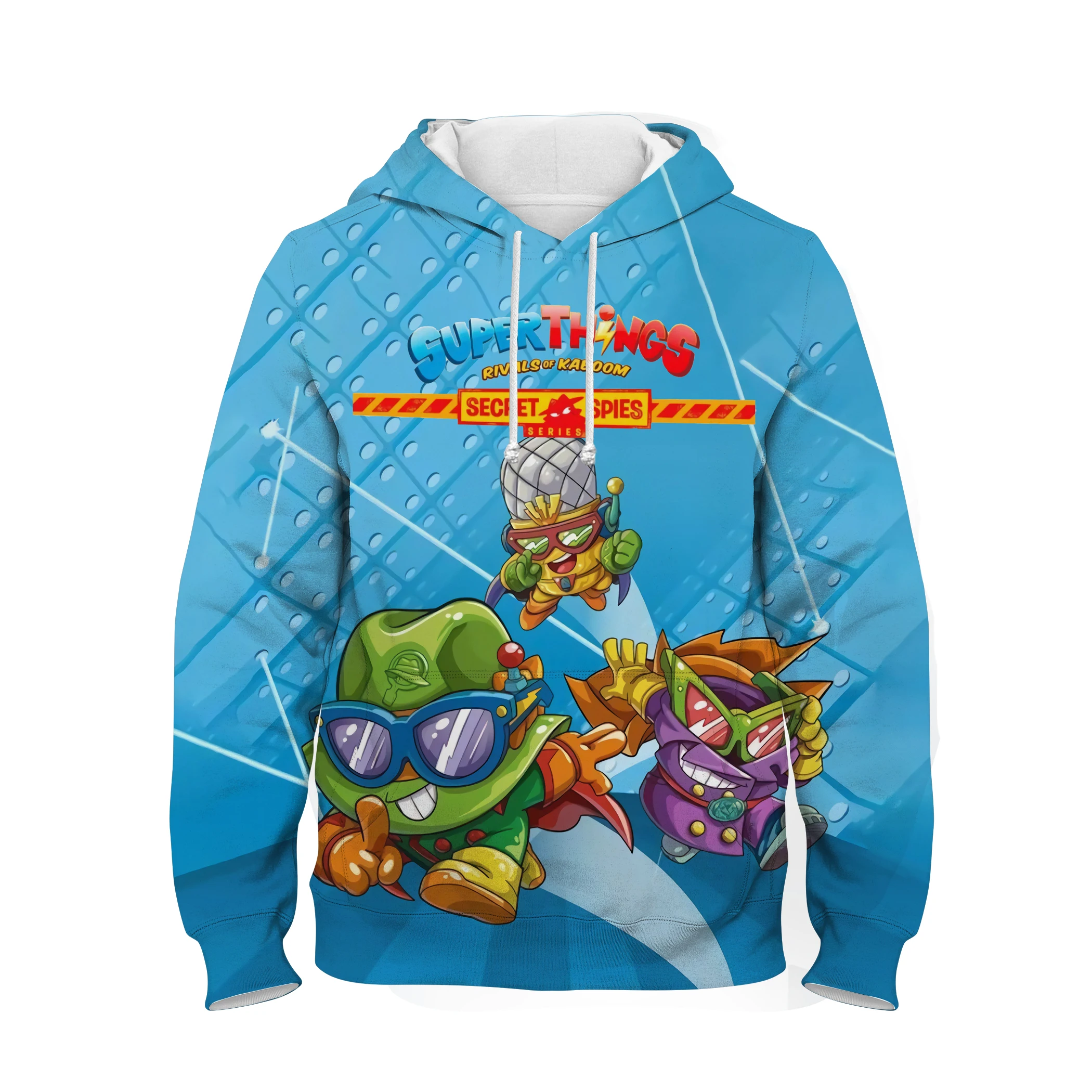 

Новинка 2020, толстовка Superzings 6 3D, детская красочная толстовка для мальчиков и девочек, пуловер с капюшоном Super Zings, Детская верхняя одежда, паль...