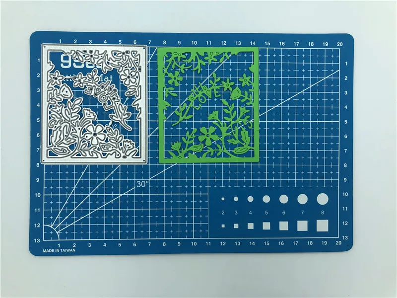 10x10 цветы ремесленный Металл резки штампы высечки декоративная форма записная