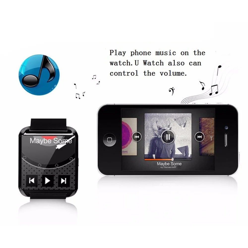 2019 Inteligente портативные умные часы U8 Bluetooth с функцией ответа циферблат телефон