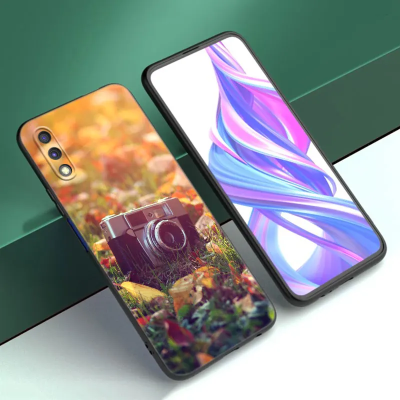 Винтажный чехол в стиле ретро для телефона с камерой Huawei Y9A Y7A Y9S Y8S Y6S Y5P Y6P Y7P Y8P Y5 Lite