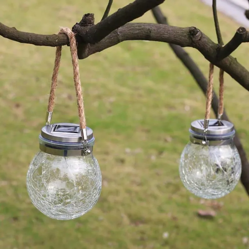 Светодиодный Сказочный светильник на солнечной батарее Mason Jar s для наружного