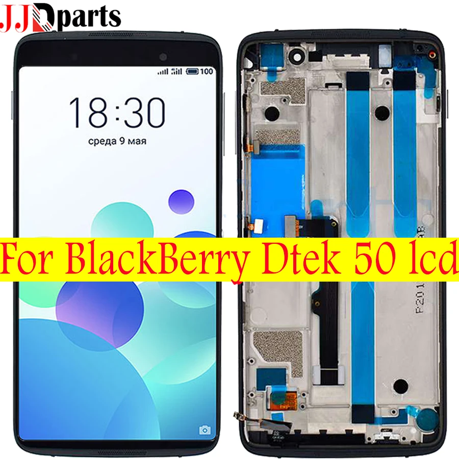 ЖК дисплей для BlackBerry Dtek50 с рамкой замены дисплея 5 2 &quotBlackberry Dtek 50|Экраны мобильных