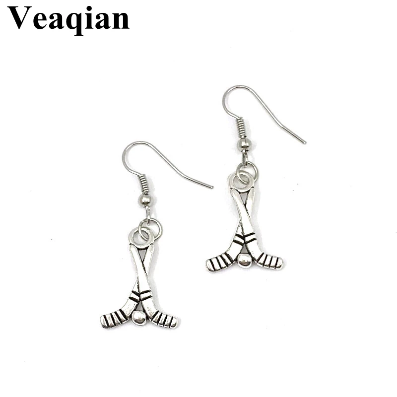 2019/Подвесные серьги в виде хоккея для гольфа женские модные Подвесные дикие