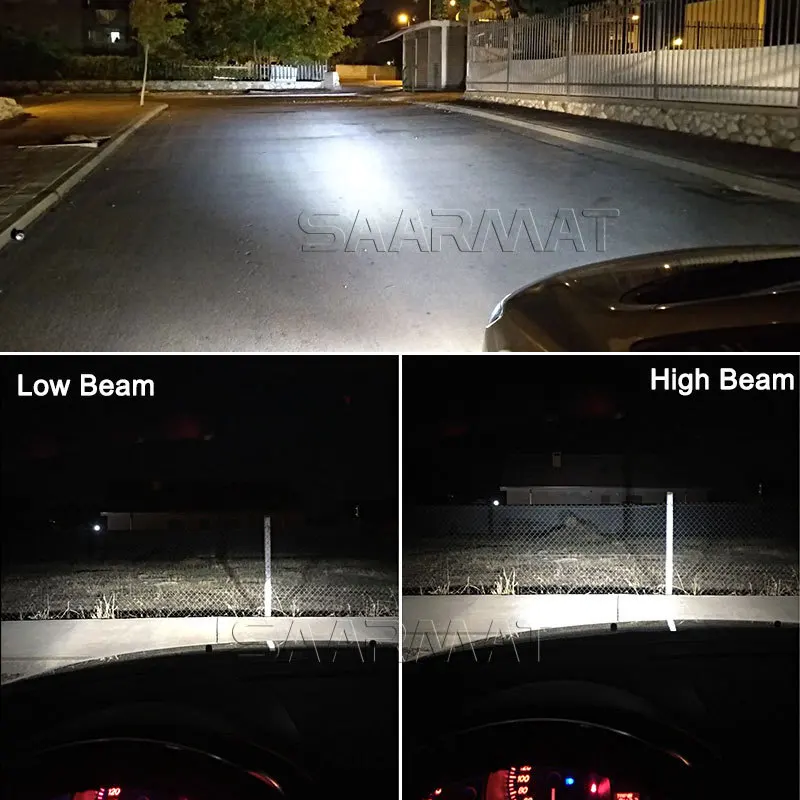 Пара 160 Вт светодиодный головной светильник W/моноблочные светодиодные чипы H4 9003