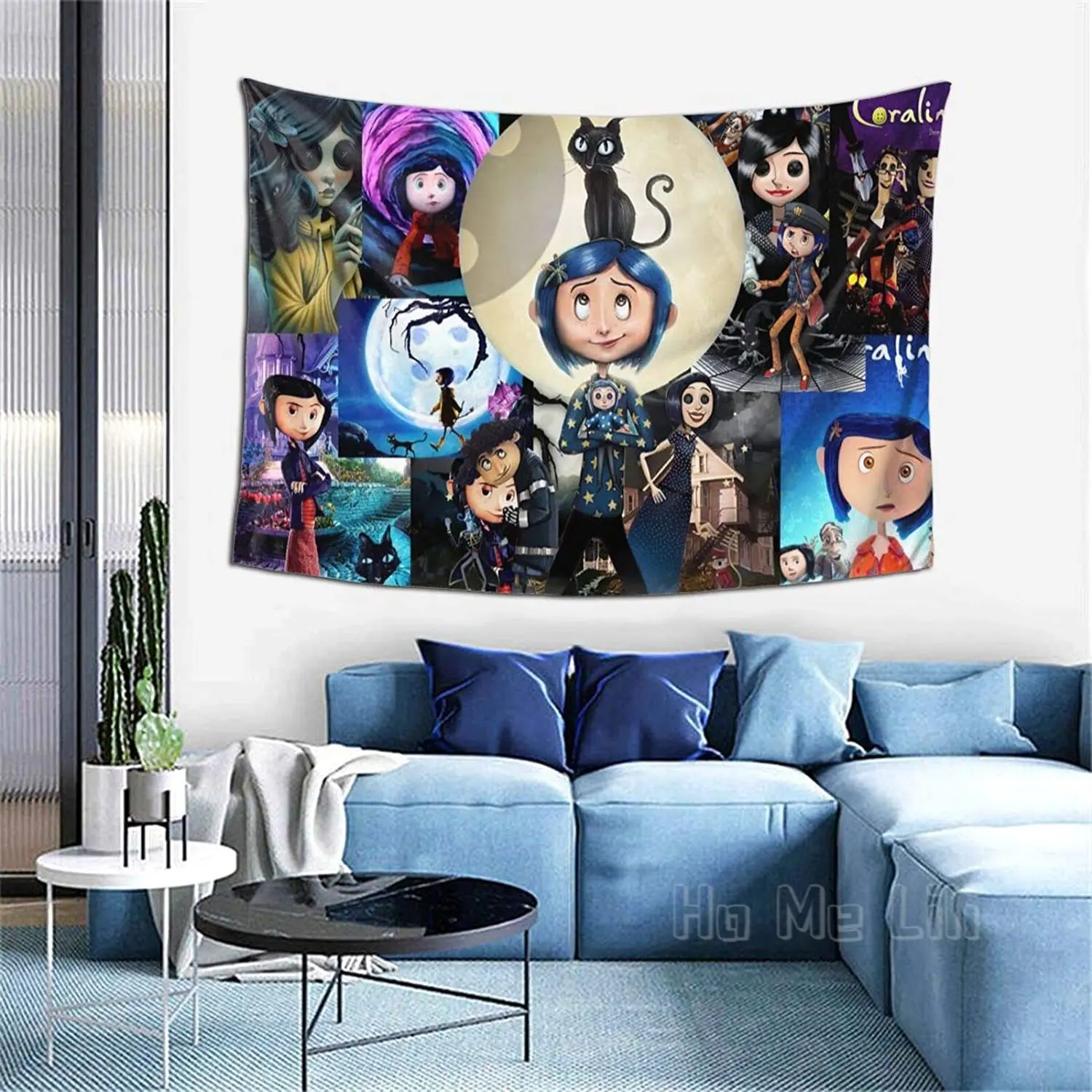 

Animated Halloween Tapestry Home Decor