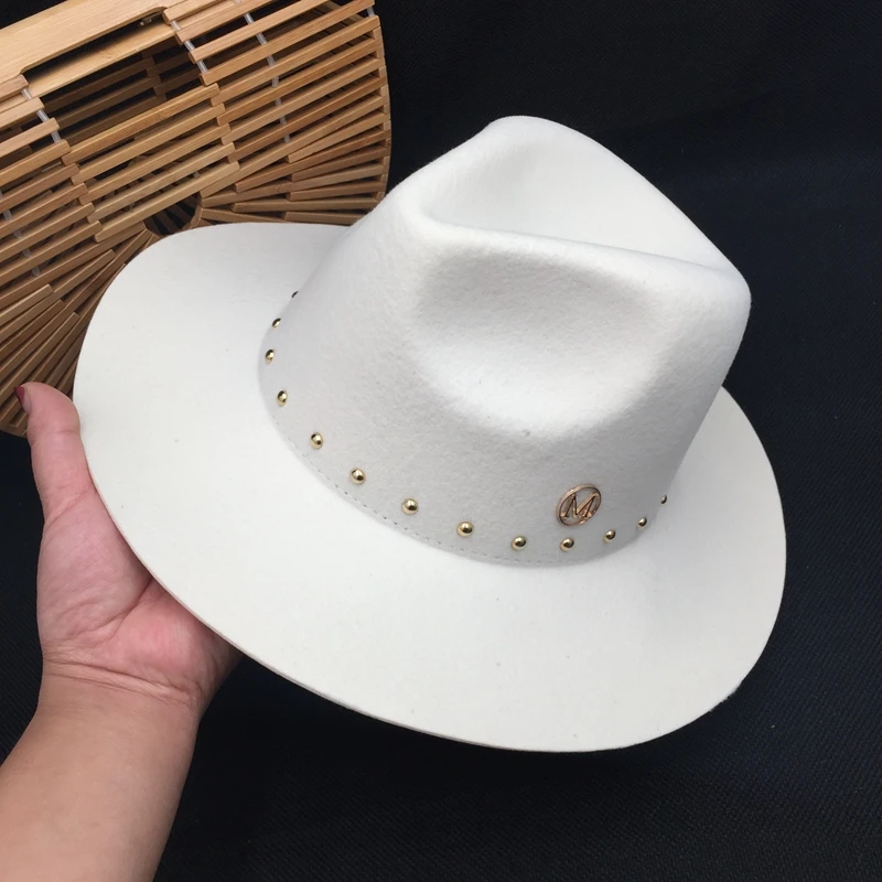 Han edition Стандартная Белая фетровая шерстяная шапка новая английская осенне