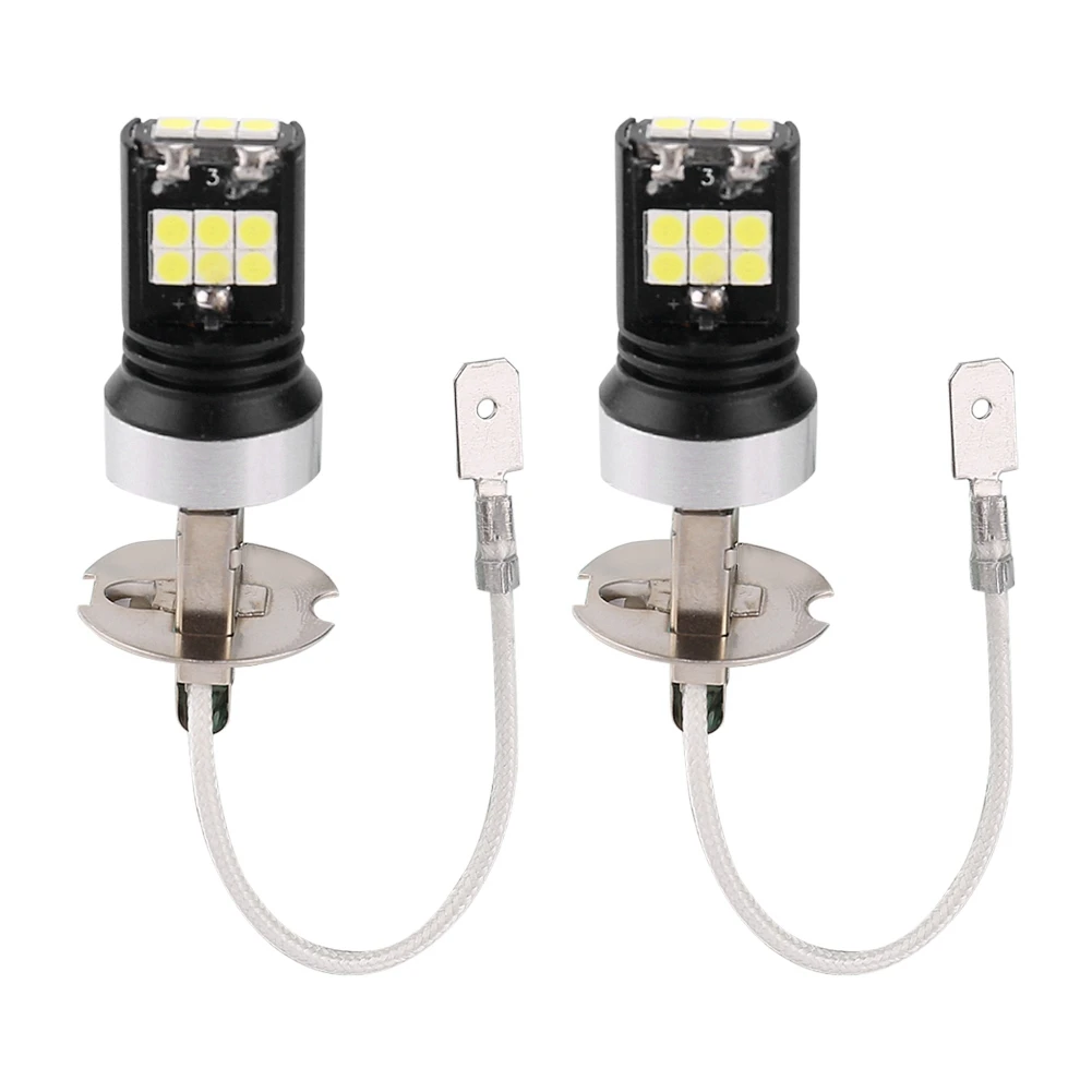 

2PCS Super Bright 15W Car LED Fog Light Lamp Daytime Running Light Bulbs for H3