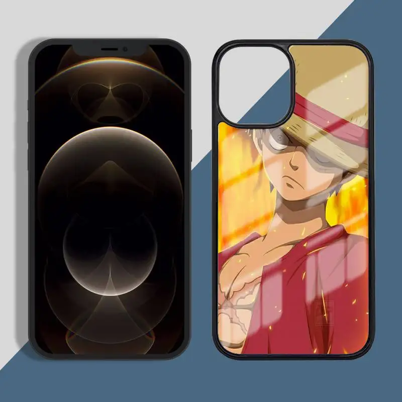 

One Piece Luffy Phone Case TPU+PC For iPhone X XR XS 11 12 mini Pro MAX 7 8 Plus