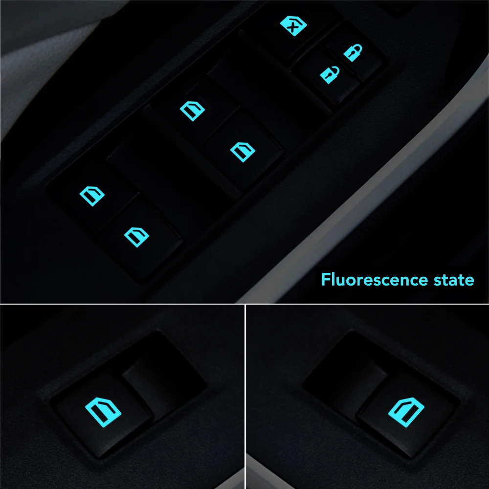 Наклейка на дверь и окно автомобиля светящаяся кнопка наклейка для Wuling Cortez alмаз