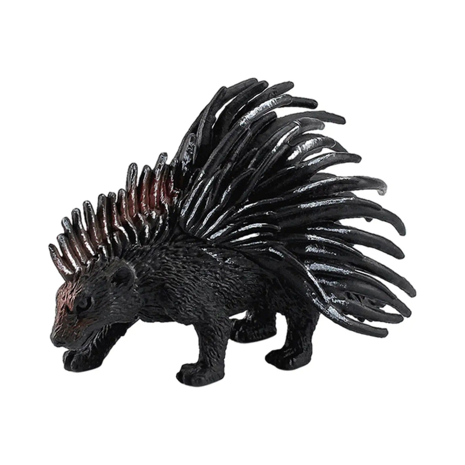 

Action Hedgepig Figures Figurines Black Hedgepig Animal Model for Gift 8x4x5.5cm