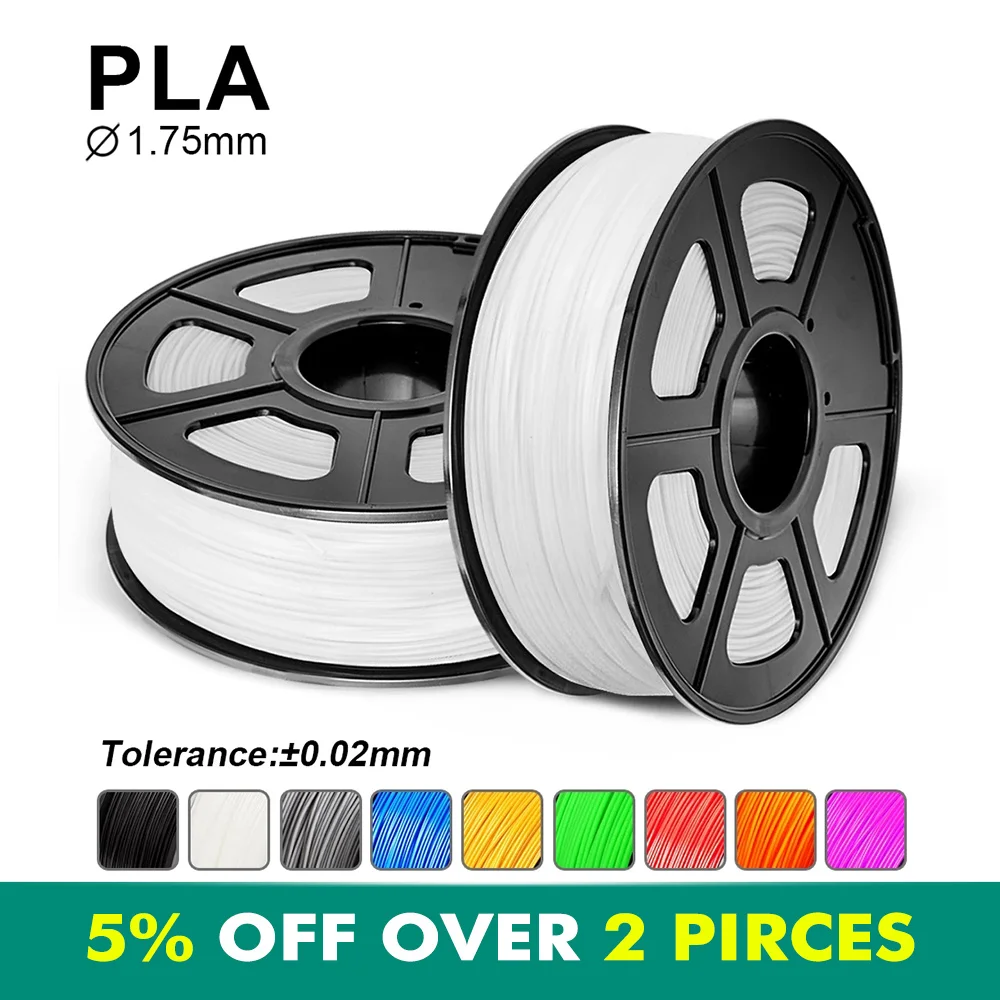 

1.75mm PLA /PLA Plus 3D Printer Filament For FDM 3D Printer 1KG With Spool 100% No Bubble Non-toxic PLA /PLA+ Filament