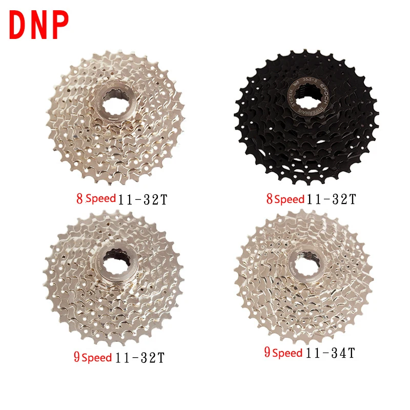 DNP 8 9 скоростей MTB горный велосипед freewheel 11T 32T 34T кассеты Shift Gear маховик звездочки
