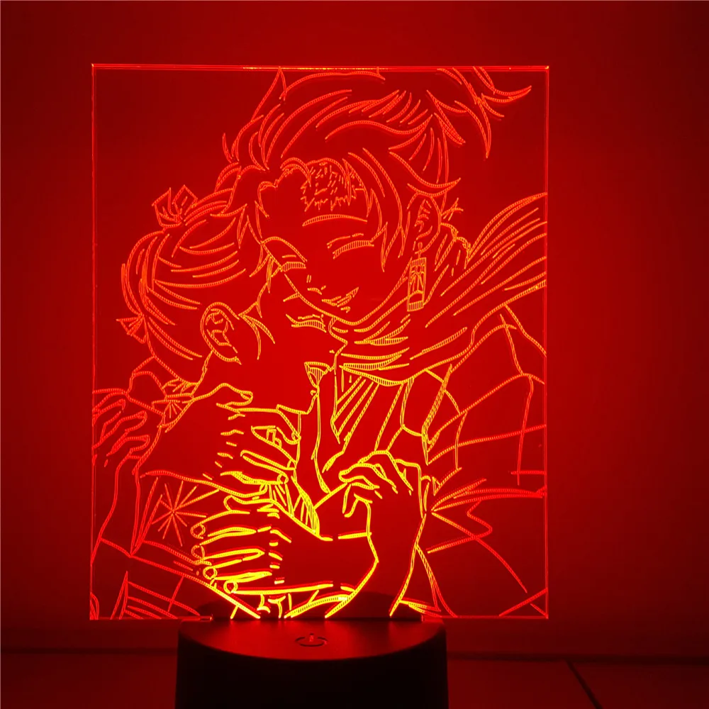 Демон убийца фигурку аниме 3D Цвет светодиодные рисунок Kimetsu без Yaiba камадо Nezuko