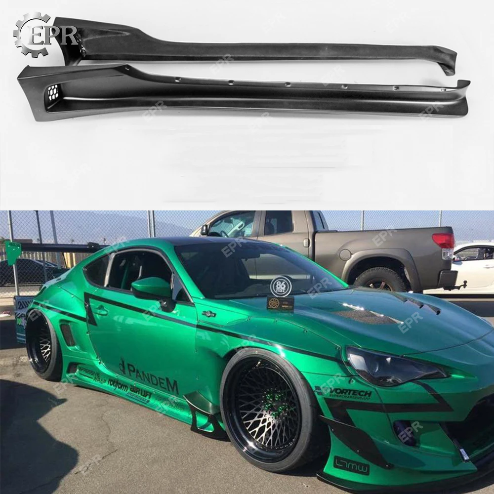 Боковая юбка из стеклопластика для BRZ FT86 GT86 FRS RB Style Ver 3 боковая стекловолокна