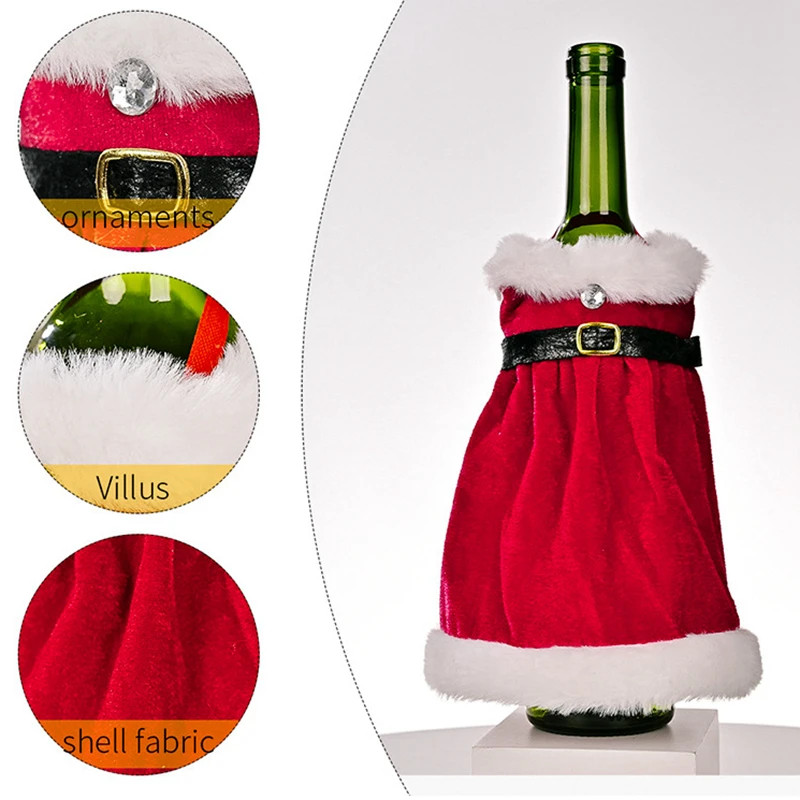 LuanQI крышка для бутылки с красным вином рождественские украшения дома