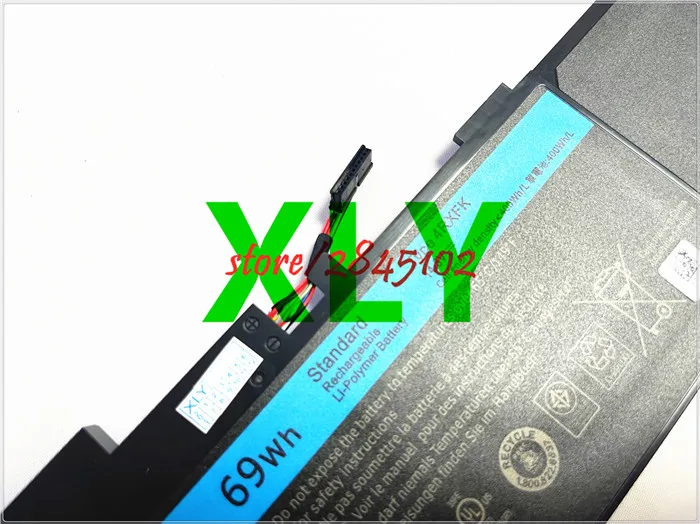 Аккумулятор XLY 69Wh 4rxfk для ультрабук Dell XPS 14 Ultrabook L421 L142x L421x L421X Series Laptop C1JKH FFK56|battery for