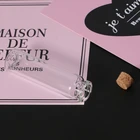 10 шт Mini стеклянная бутылка желаний флакон с пробкой Подвеска для хранения 20mL U2JD