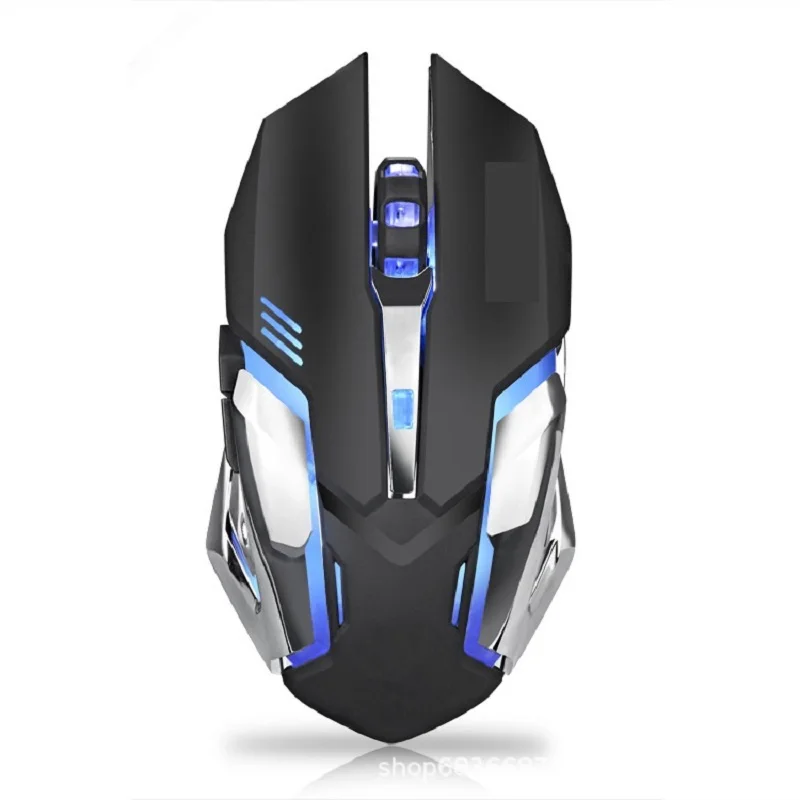 Игровая мышь 7200DPI макропрограммирование 6 кнопок металлическая матовая с