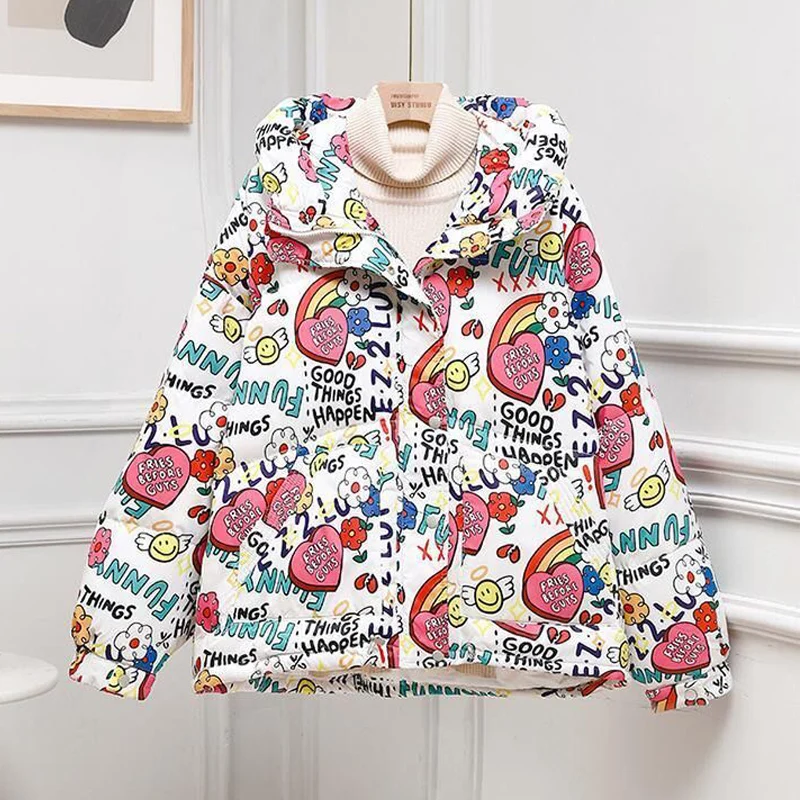 Женская зимняя куртка с капюшоном плотное теплое пальто повседневное зимнее