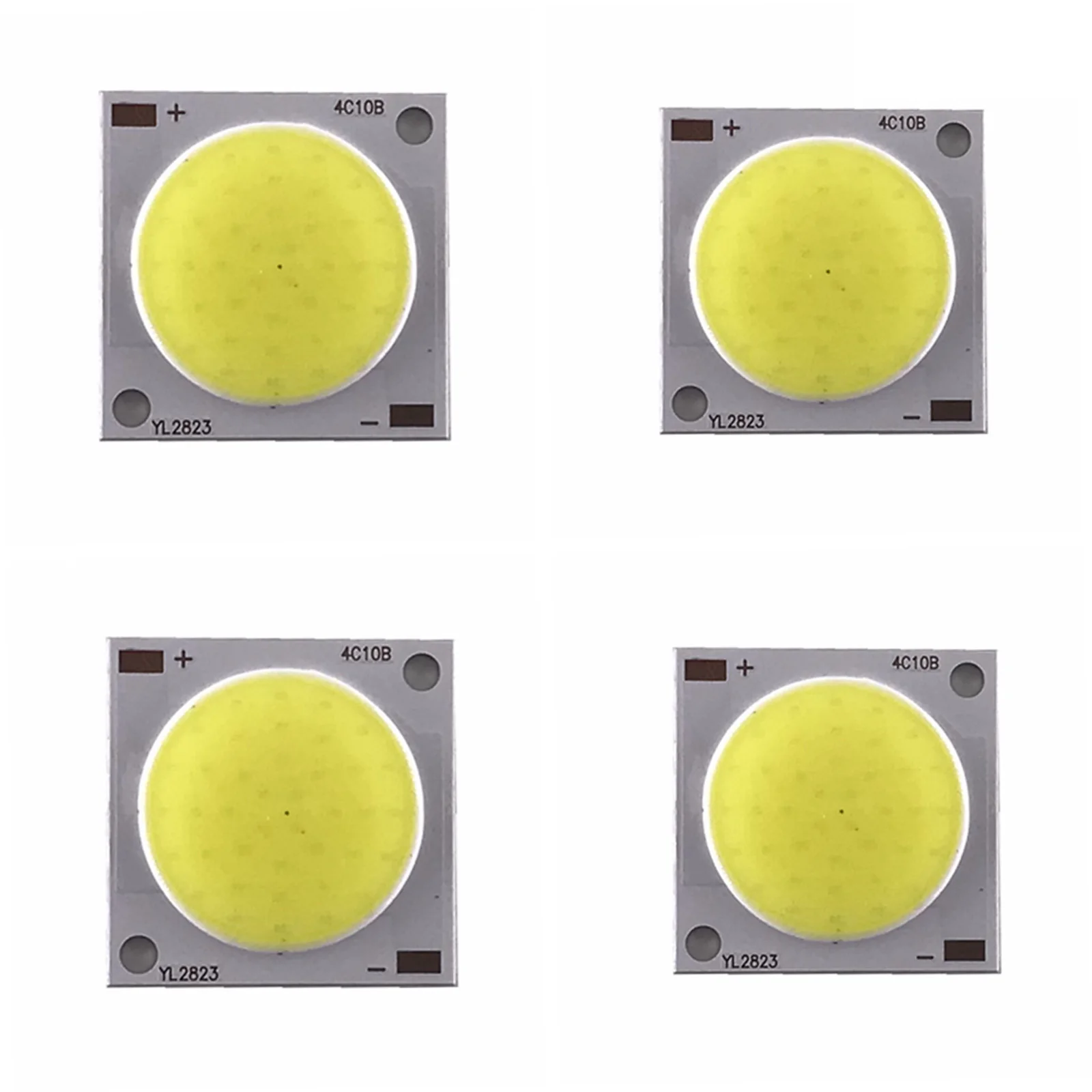 

4pcs 28x28mm DC 12-14V 20W 2000LM COB LED Bulb Dimmable LED Chip 6000-6500K
