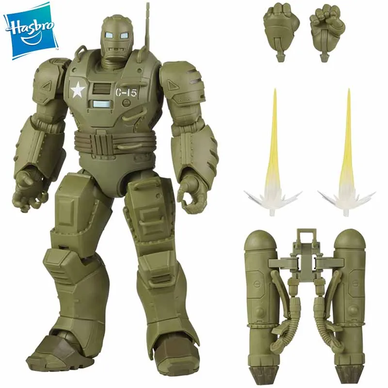 

Hasbro Marvel Legends Series Avengers The Hydra Stomper Iron Man Armor Steve Rogers Action Figure Limited Collect Model Kids Toy