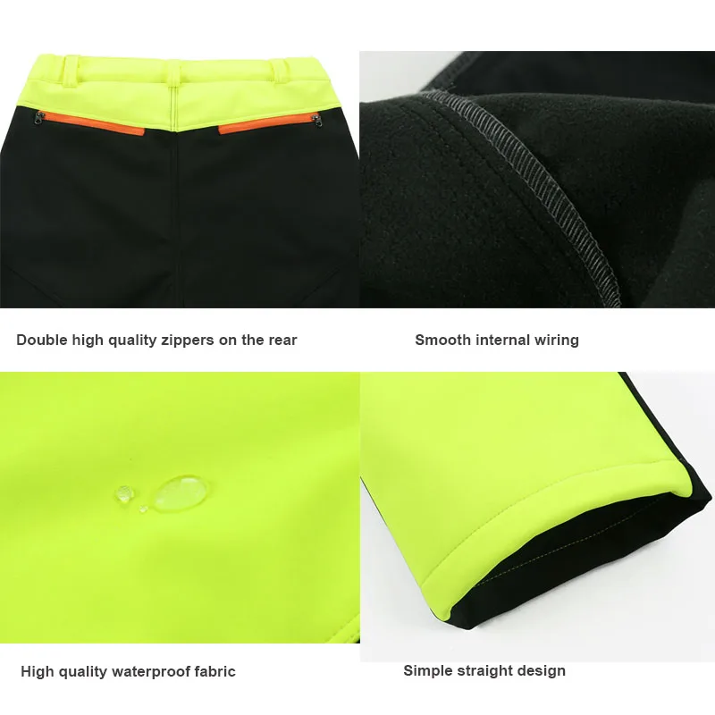 Мужские и женские зимние уличные водонепроницаемые флисовые брюки новинка