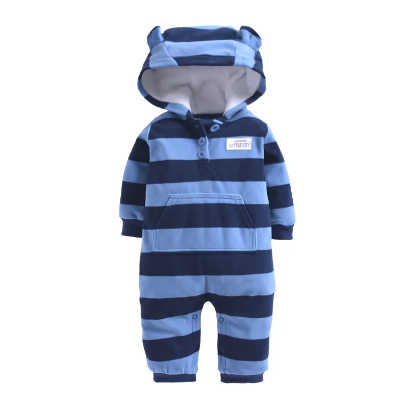 Осенне-зимний кашемировый детский комбинезон верхняя одежда с капюшоном для