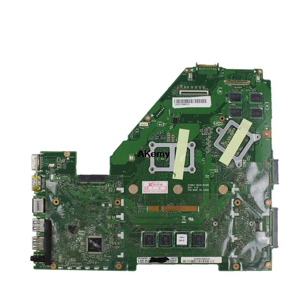 X550CC материнская плата для ноутбука For Asus R510C X550C A550C Y581C 1007/2117 процессор 4G RAM GT720M GPU 100%