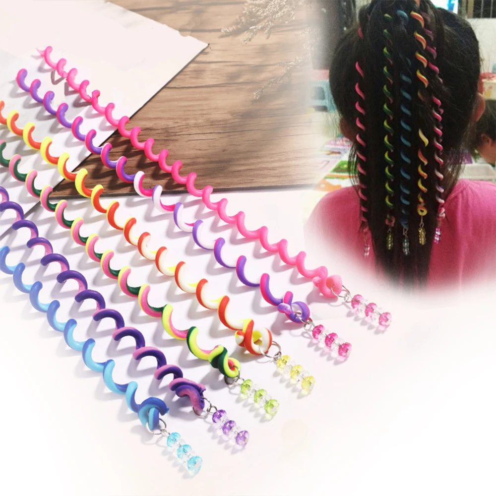 Бигуди для волос оплётка ухода за волосами Стикеры маленьких девочек от двух