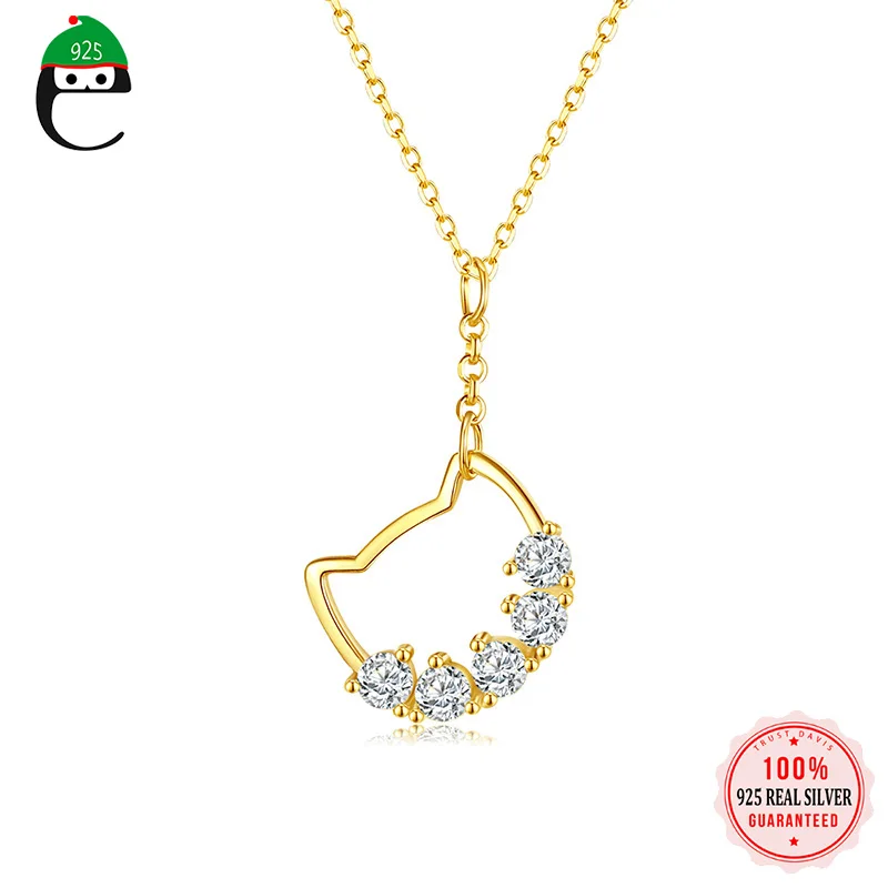 

Женское ожерелье из серебра 925 пробы, с фианитом