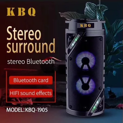 Новый KBQ-1905 беспроводной Колонка с беспроводным каналом блютус TF портативный