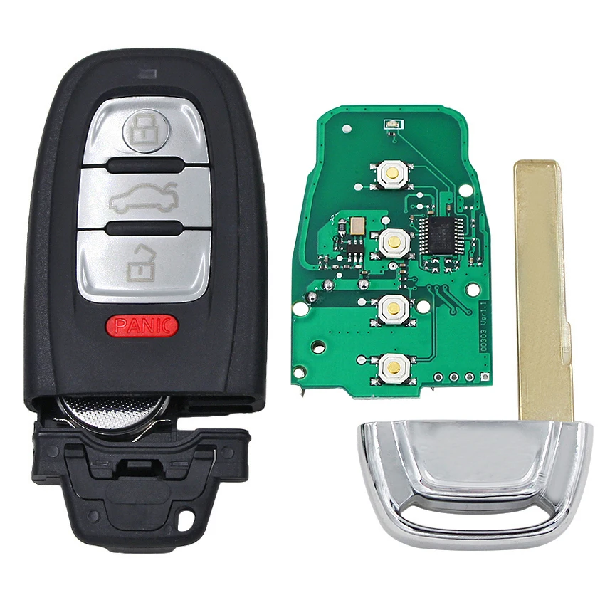 Умный пульт дистанционного управления с 3 кнопками/4B 315 МГц/433 МГц/868 МГц 8T0 959 754C для