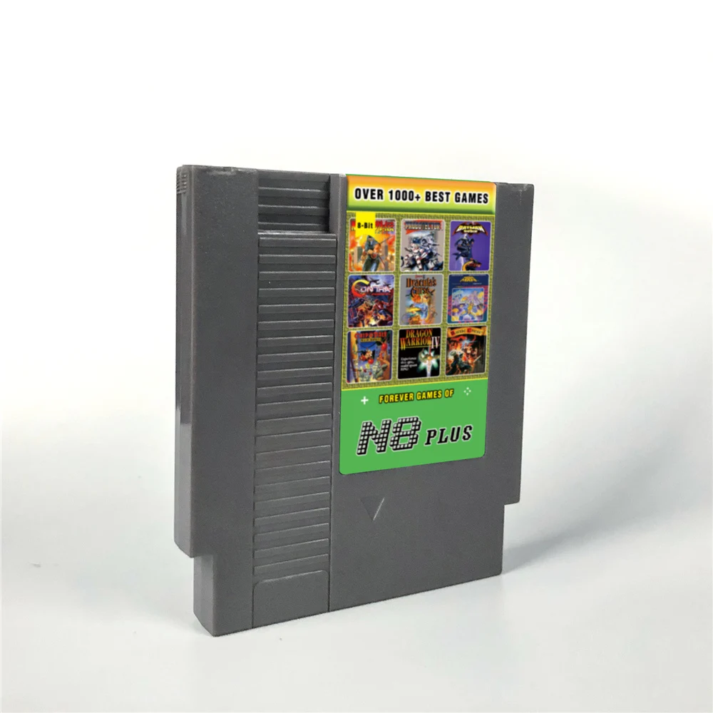 

Новейшая игровая Карта Super N8 Plus 1000 в 1 Remix для 8-битной игровой консоли NES, игровой картридж