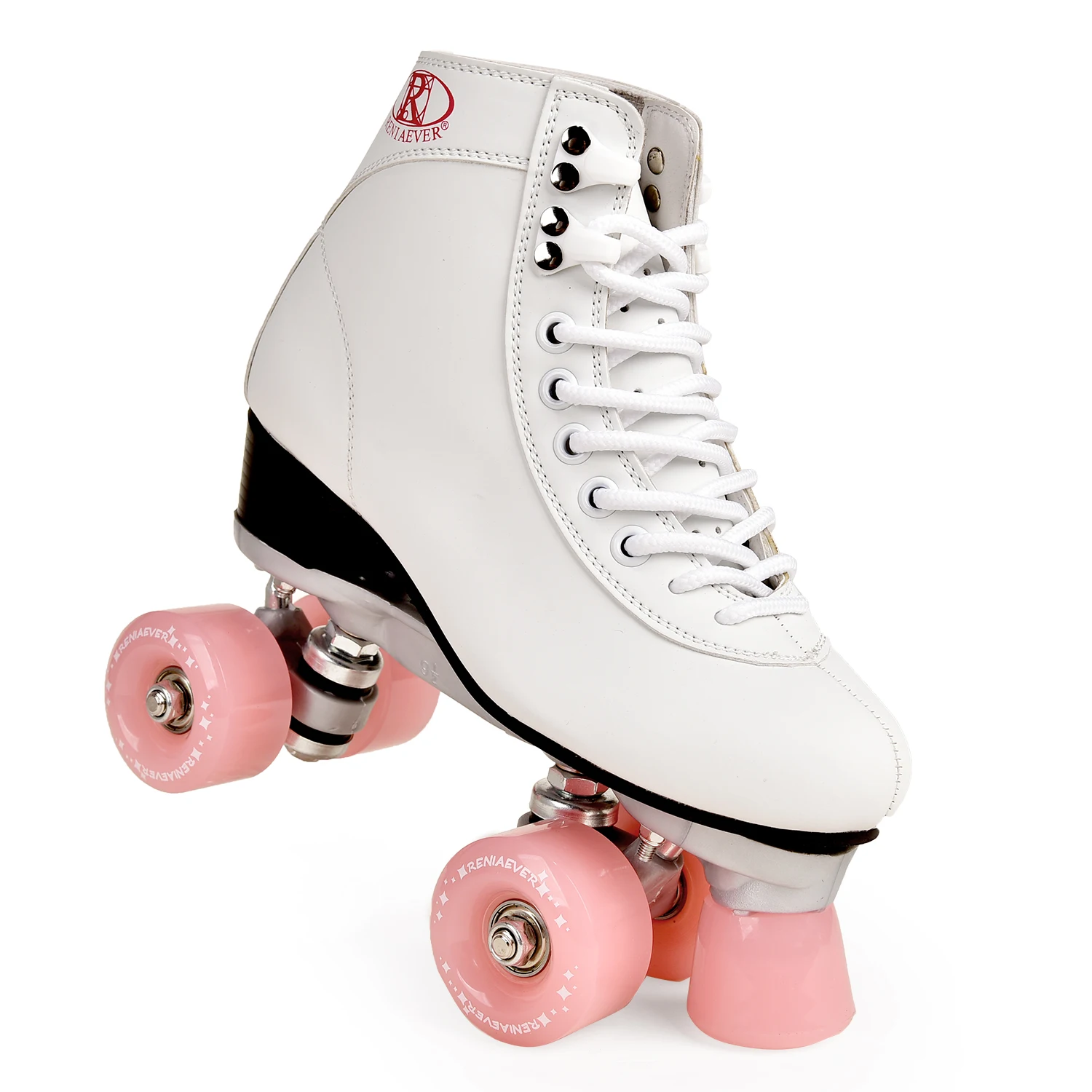 Женские классические ретро 4 колеса Quad роликовые коньки Новый стиль скейт Macaron