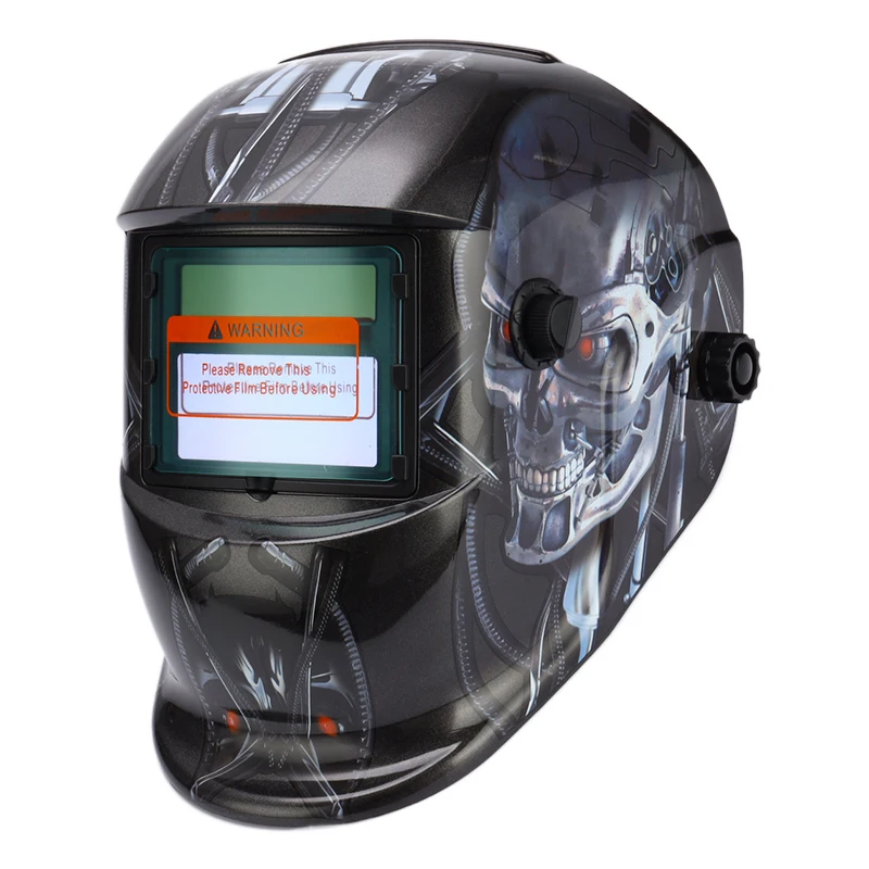 

Welding Helmet Mask Solar Auto Darkening Adjustable Shade Range DIN 9-13/Rest DIN 4 Welder Protective Gear ARC TIG MIG