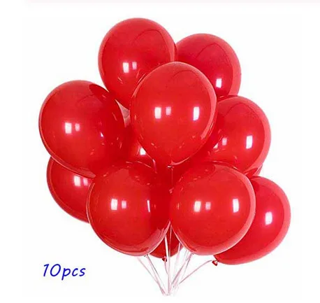 10pcs Большой красный черный Микки Минни фольгированные шары мультфильм день рождения украшения надувной Гелиевый шар Дети Классические игрушки подарок - Цвет: 10pcs