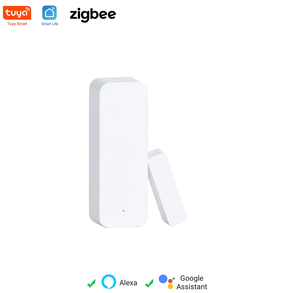 

New Tuya Zigbee Door Sensor Contact Open Sensor for Smart Home Automation App Remote Control Work with Aleax, Google Home