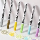 10 цветов, s штамп для уплотнения воском, маркер для украшения воска, металлическая Золотая цветная ручка, металлический маркер для воска, винтажная цветная ручка для воска